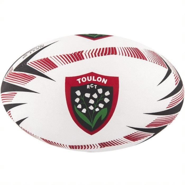 GILBERT Ballon de rugby Supporter Club Toulon - Taille 5 - Homme