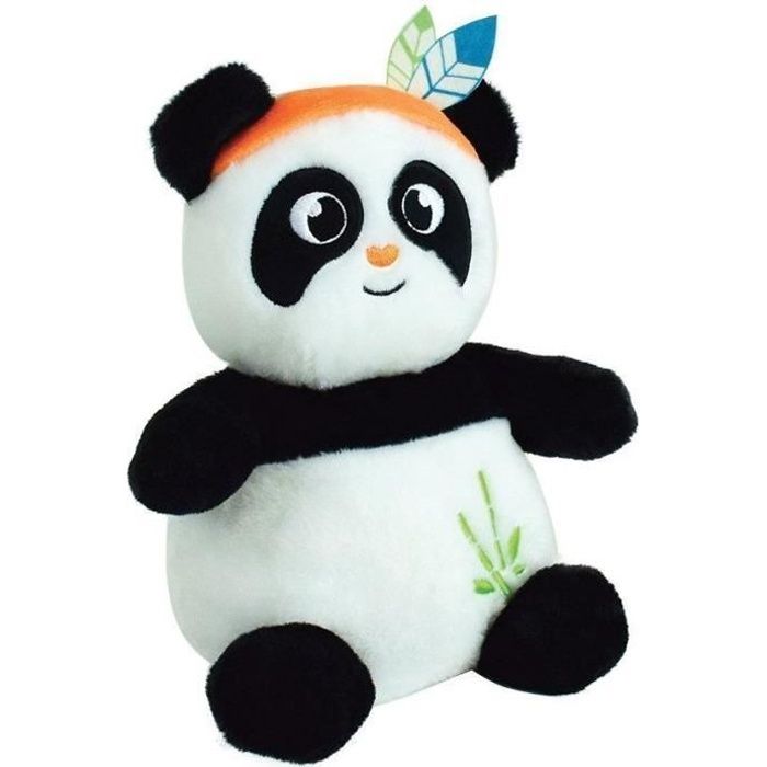 PANDA INDIANA Borsa dell'acqua calda in peluche +/- 21 cm