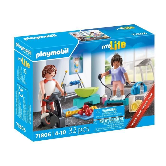 PLAYMOBIL 71806 Sportifs avec matériel de fitness