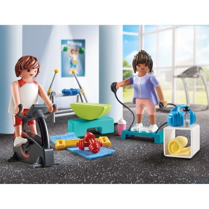 Image secondaire de PLAYMOBIL 71806 Sportifs avec matériel de fitness