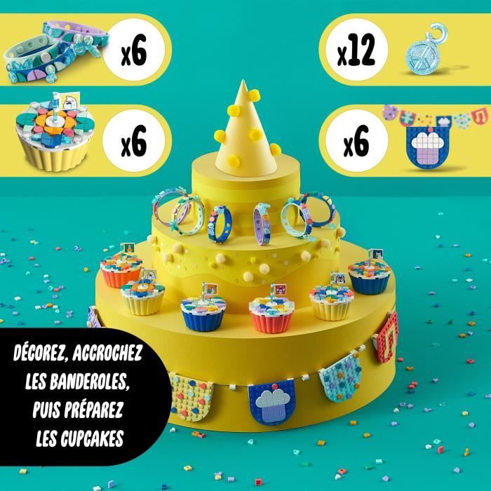 LEGO DOTS 41806 Le Kit de Fete Ultime, Jeux Anniversaire, Cadeau pour Sachets de Fete