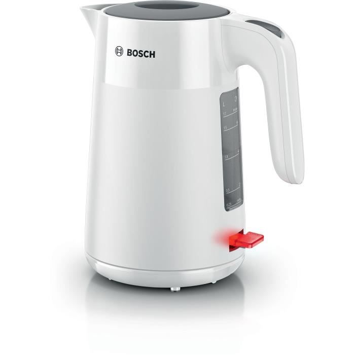 Bollitore - BOSCH - TWK2M161 MyMoment - Bianco opaco - indicatore tazza - livello dell'acqua visibile sul manico