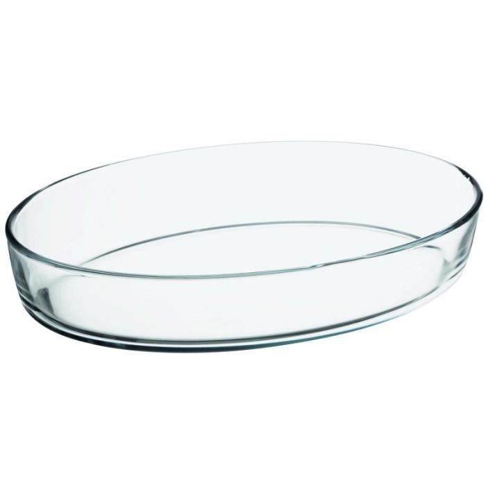 FINLANDEK Plat ovale en verre - 33x22 cm