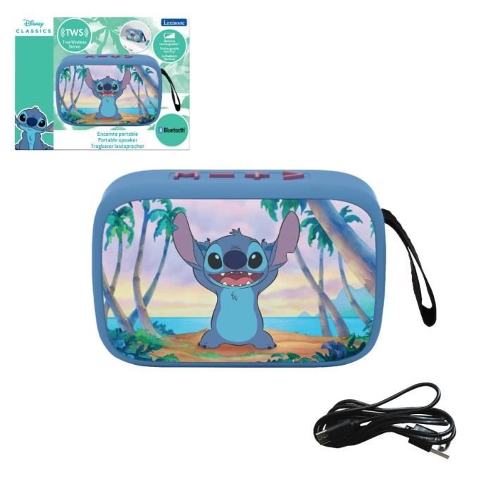 Altoparlante Bluetooth portatile Stitch con finitura in tessuto