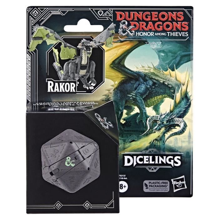 Dungeons & Dragons Honor Among Thieves monstre-dé Dicelings D&D dragon noir