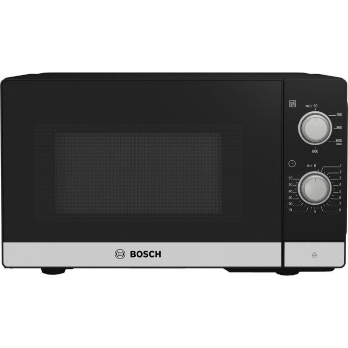 Micro-ondes simple pose-libre - BOSCH SER2 - FFL020MS2F - Noir - 1 mode de cuisson - 26 x 44,2 x 34,5 cm