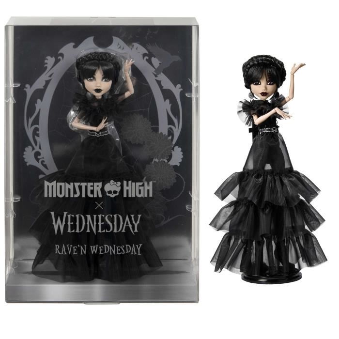 Monster High - Wednesday Addams Prom Dress - Doll - Monster High - HXJ03