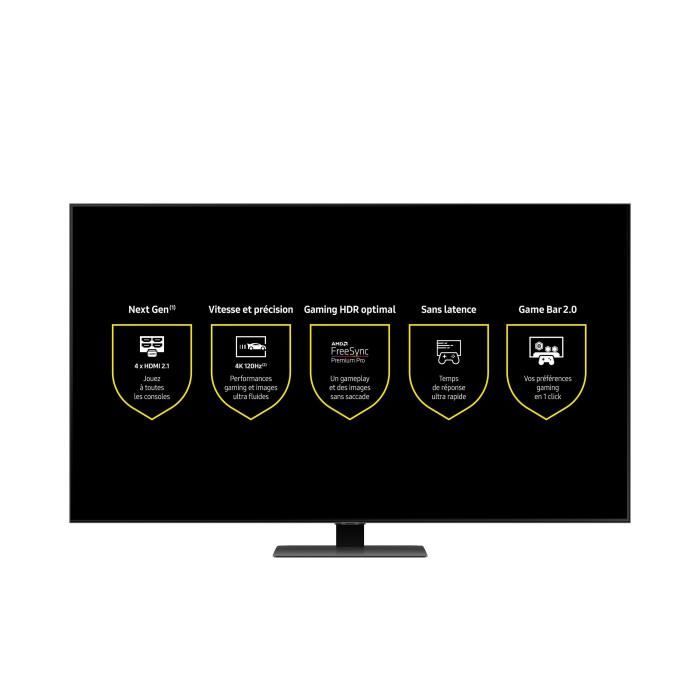SAMSUNG QE50Q80B - TV QLED 4K UHD - 50'' (127 cm) - Smart TV - HDMI 2.1 - Dolby Atmos
