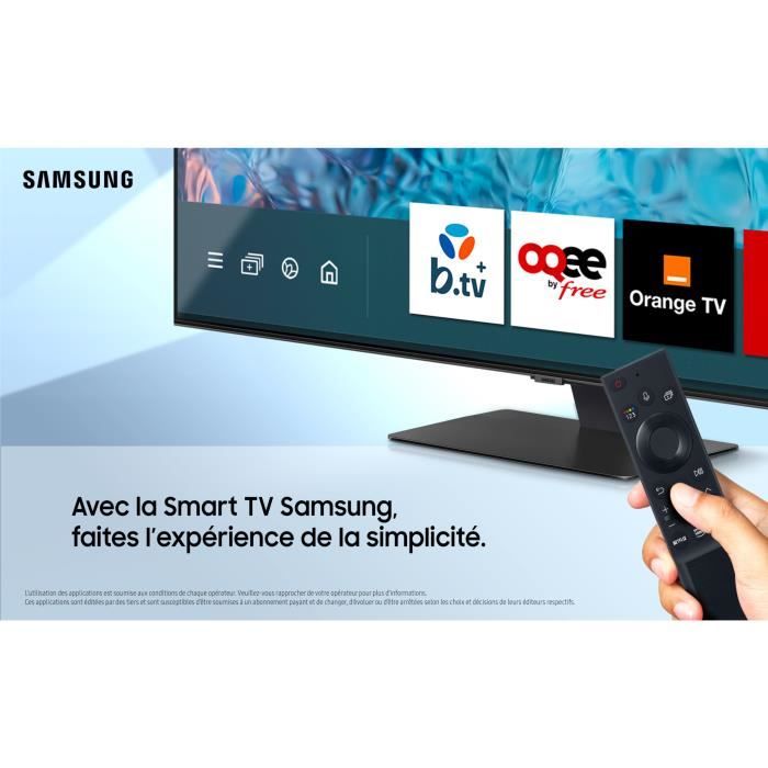 SAMSUNG QE65Q80B - TV QLED 4K UHD - 65'' (165 cm) - Smart TV - Dalle 100Hz - 4 X HDMI 2.1 - Dolby Atmos