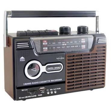 Radio AM FM K7 Registrazione Reader - Inovalley - RK10N