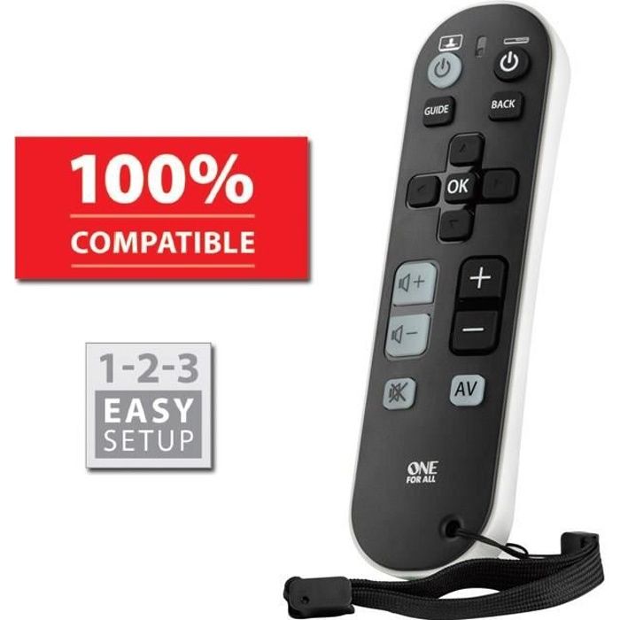 ONE FOR ALL URC6810 T?l?commande universelle Zapper TV