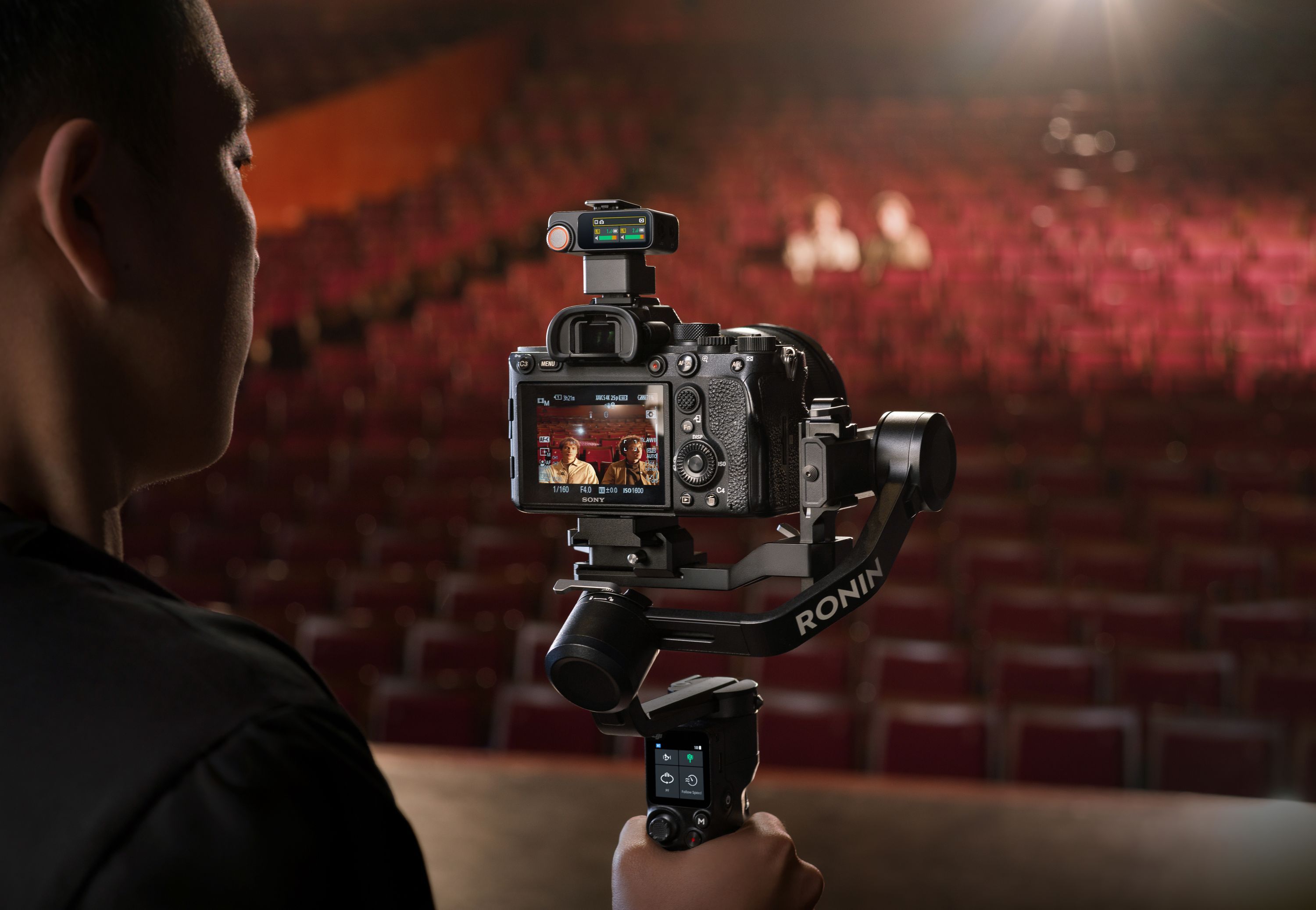 Image secondaire de Récepteur micro sans fil - DJI - Mic 3 - Récepteur (RX) - Ecran tactile AMOLED de 1,1 pouce