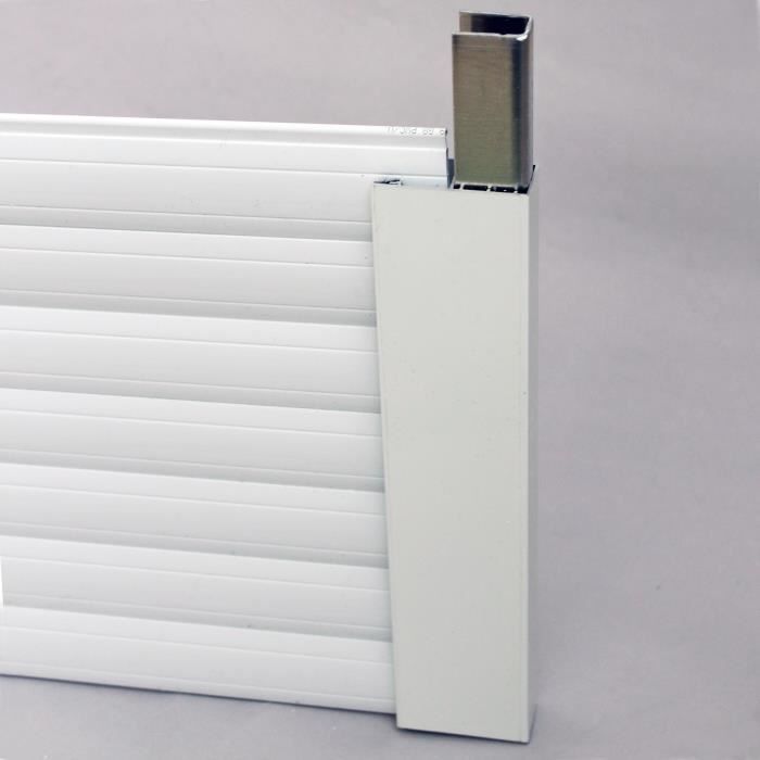 Rehausse aluminium - H25 x L150 cm - Blanc