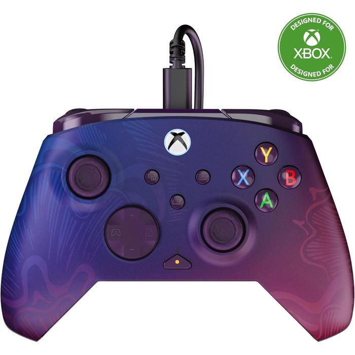 Manette de jeu filaire Rematch Advanced - Xbox et PC - Purple Fade