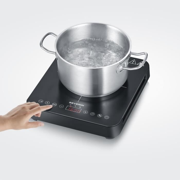 Image secondaire de Plaque de cuisson induction SEVERIN KP9190 - 2000W, 10 niveaux de puissance