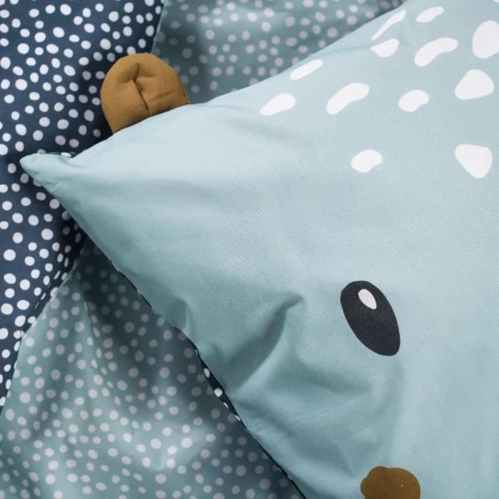 Image secondaire de Ensemble parure de lit enfant + coussin + tapis tufté - TODAY - HYPO - 140 x 200 cm - Coton