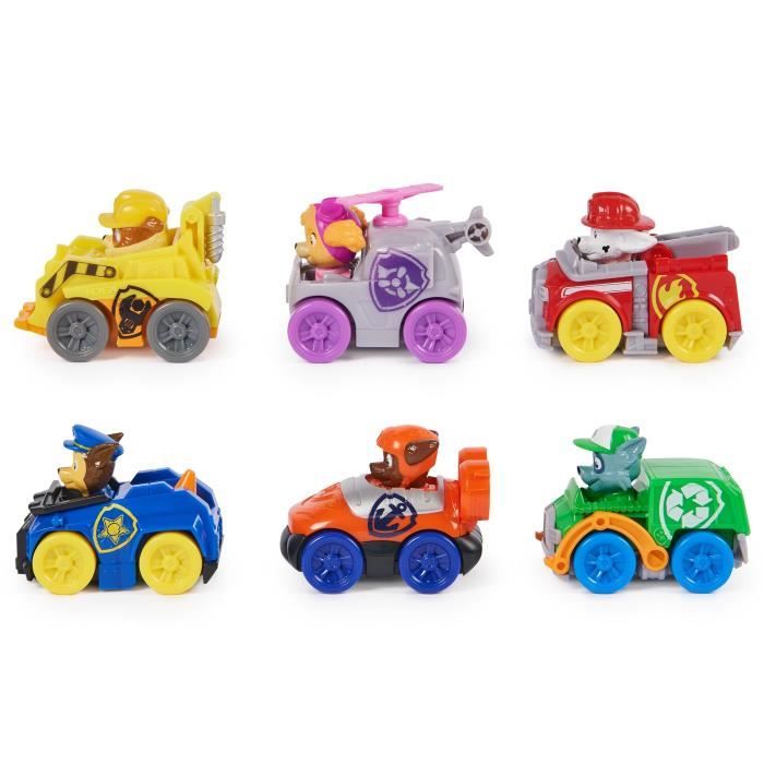 SPIN MASTER PACK 6 RACERS PUP SQUAD Paw Patrol