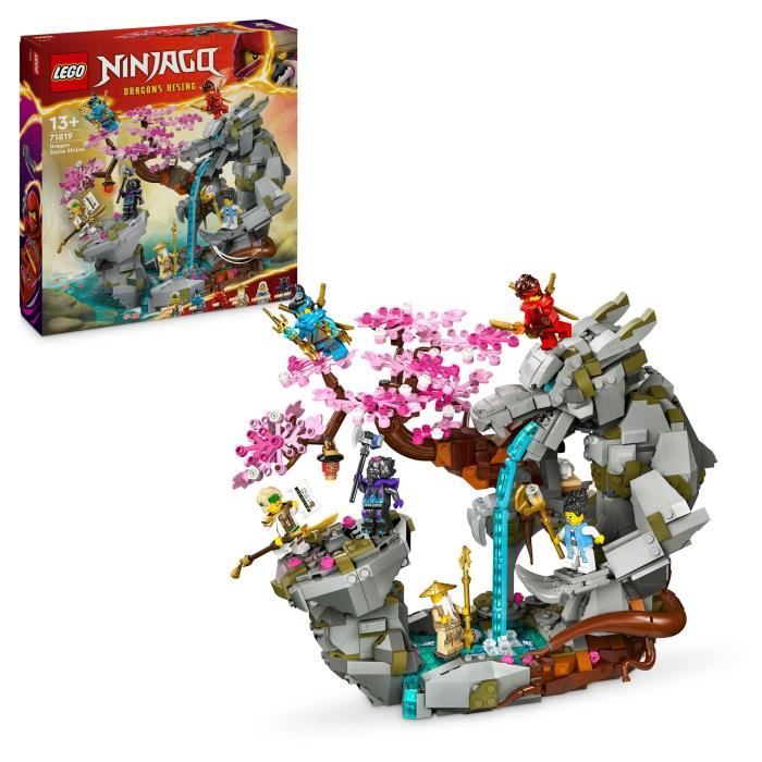 LEGO NINJAGO 71819 Santuario della Roccia del Drago, Giocattolo Ninja, 6 Minifigure