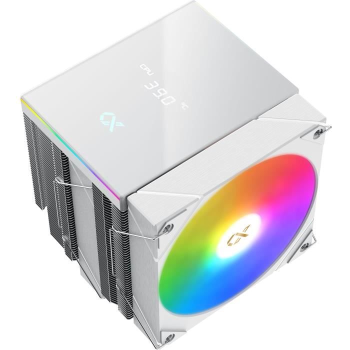 Image secondaire de Ventirad CPU - XIGMATEK AK6 Dual Digital Arctic - AMD AM5/AM4 - Ventilateur 2x 120 mm ARGB - Blanc