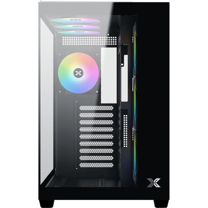 Image secondaire de Boîtier PC - XIGMATEK - Aqua V AIR - Cube - ATX - Verre trempé - ARGB - Noir