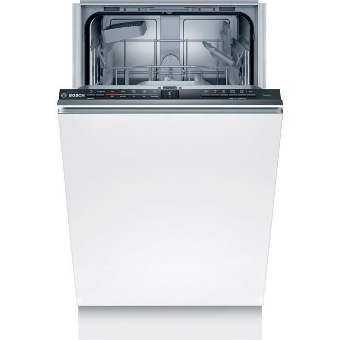 Lave-vaisselle tout intégrable BOSCH SPV2IKX10E SER2 - 9 couverts - Induction - L45cm - Home Connect - 48 dB