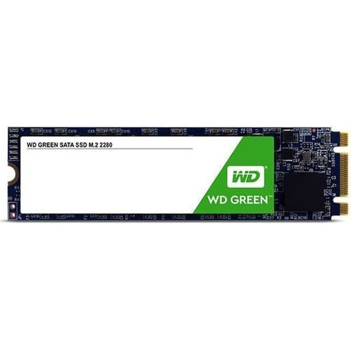 WD Green™ - Disque SSD Interne - 120 Go - M.2 SATA (WDS120G2G0B)