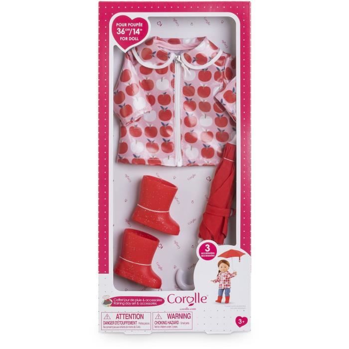 Image secondaire de Coffret Jour De Pluie & Accessoires - COROLLE - 3 accessoires - pour poupée 36cm Ma Corolle - des 3 ans