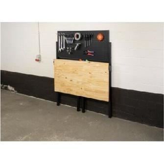 Image secondaire de Établi Pliable en Acier et Bois DEFPRO - Charge 50 kg