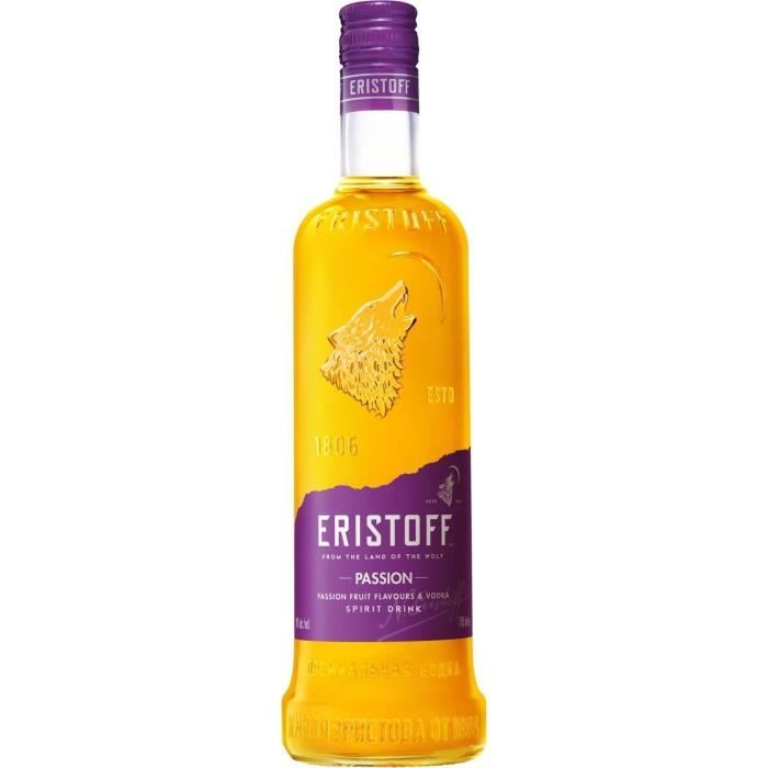 Eristoff - Passion - Boisson a base de vodka - 18,0 % Vol. - 70 cl