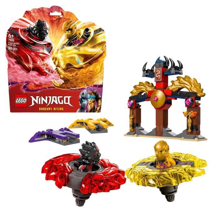 LEGO NINJAGO 71826 Dragon Spinjitzu Battle Pack - Set de construcci�n para mayores de 6 a�os
