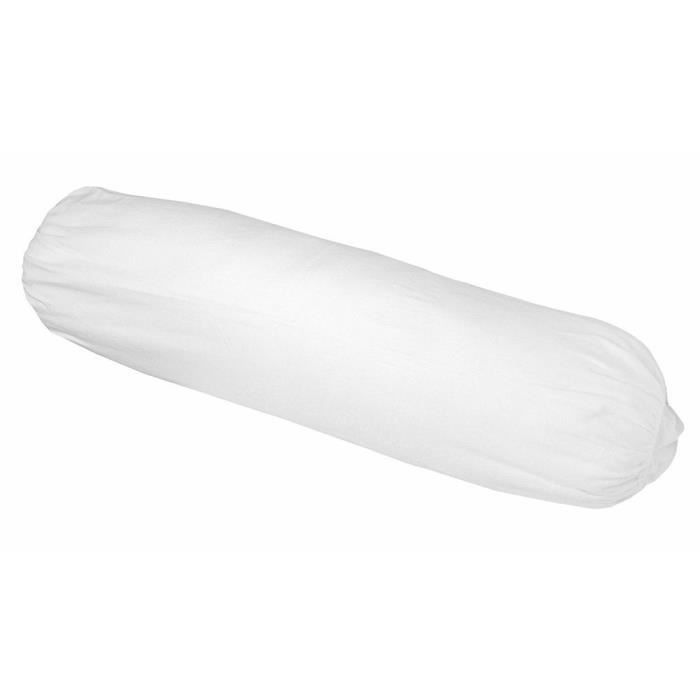 TOISON D'OR - Protege traversin - Cumin - 90cm - Blanc