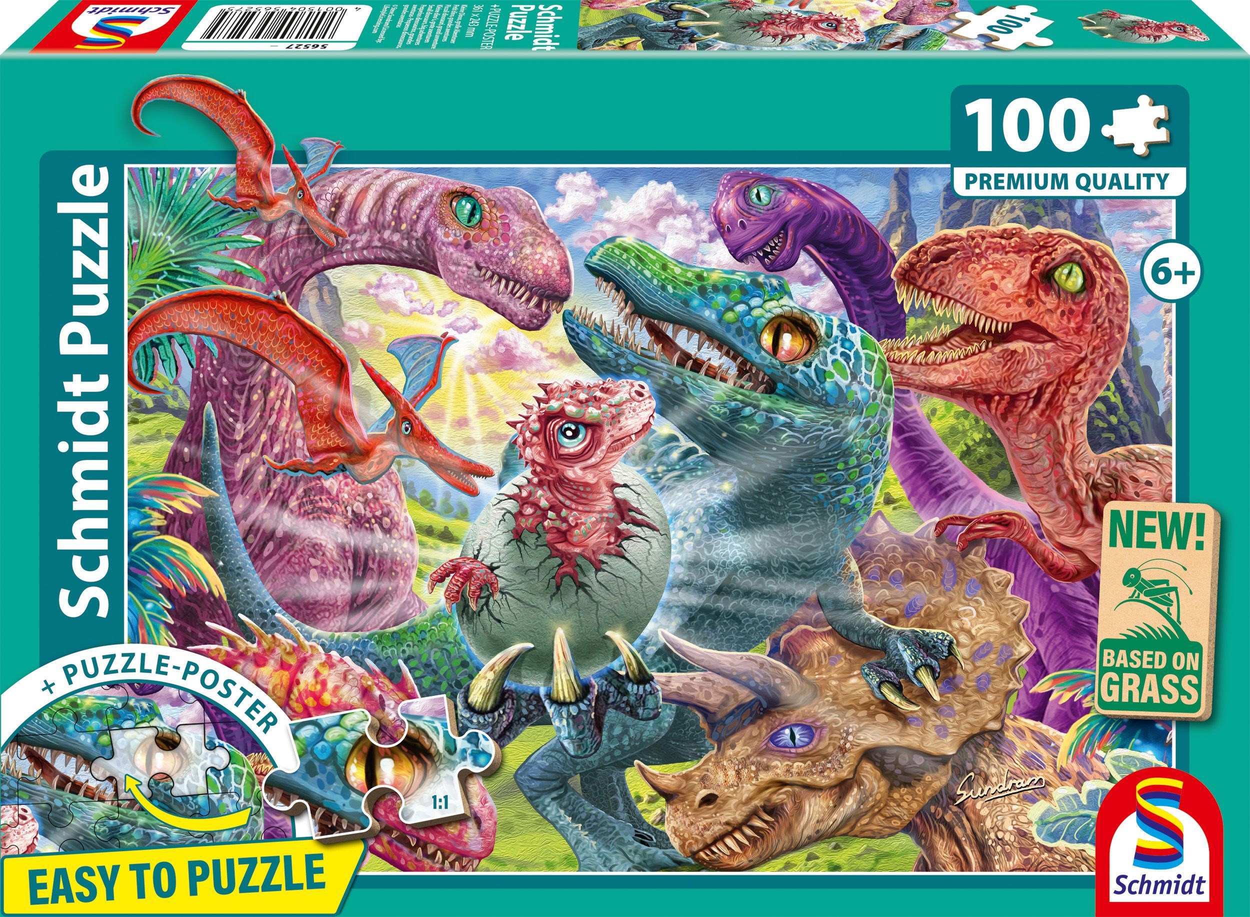 Puzzle Petit Dino - Grandes Aventures 100 Pièces
