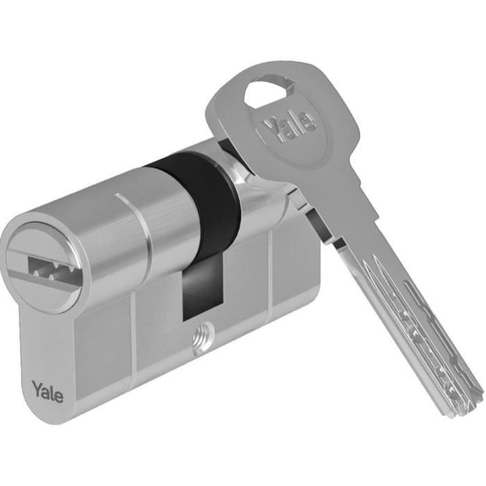 YALE Releasable Lock Cylinder - For Exterior / Entrance Door - 10 Pins - 5 Keys - 30 x 30 mm