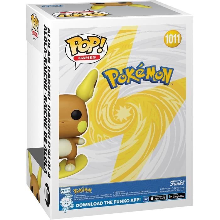 Image secondaire de Figurine Funko Pop! - FUNKO - Raichu (Alolan) - 9 cm - Multicolore - a partir de 3 ans