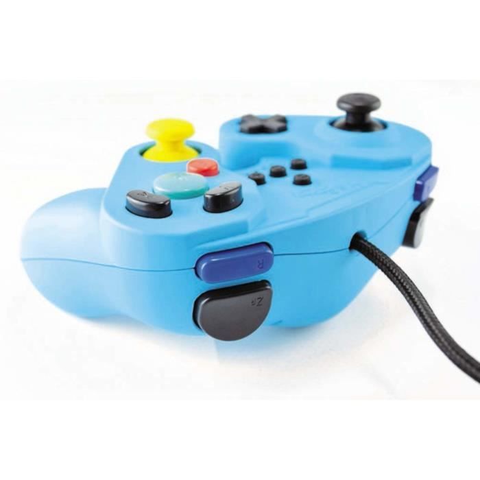 Manette Neo Retro Pad Filaire Steelplay Bleue pour Switch