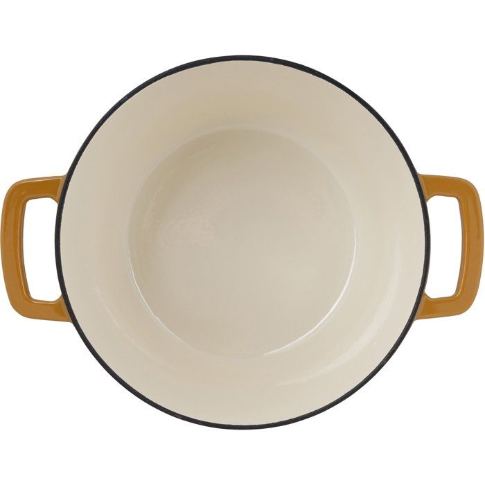 Image secondaire de Cocotte en Fonte Émaillée Ambre - 24 cm - COSY & TRENDY