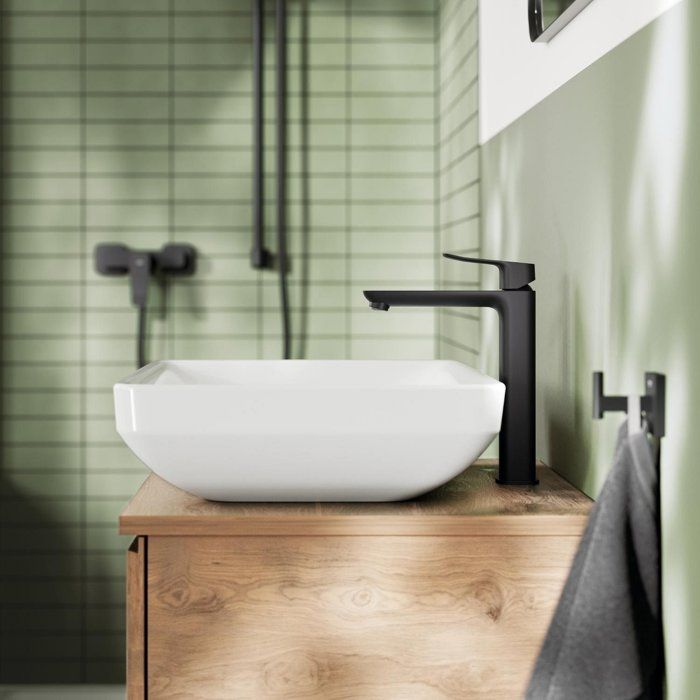 Image secondaire de Mitigeur de lavabo GROHE DICE XL Noir mat - Design moderne et performant
