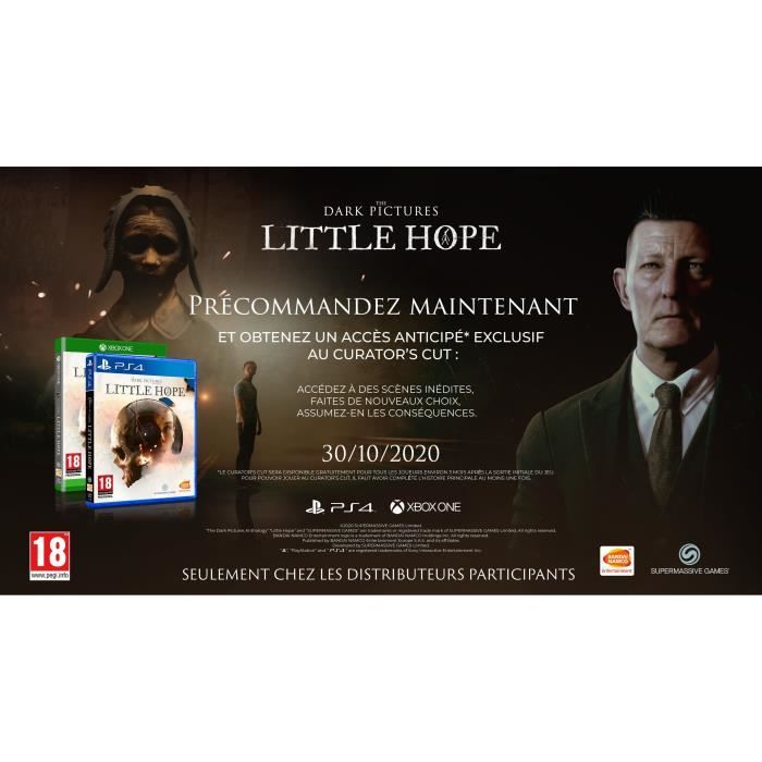 The Dark Pictures: Little Hope Jeu PS4