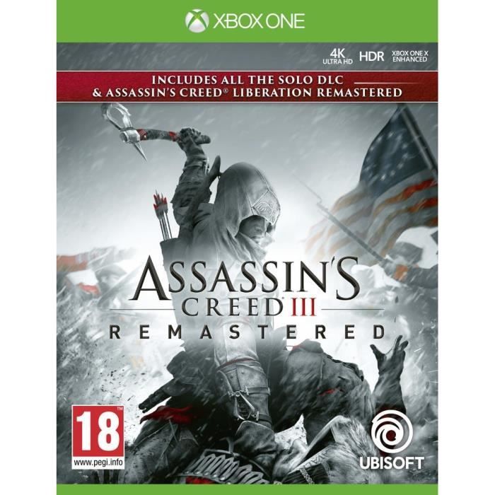 Pack Assassin's Creed 3 + Assassin's Creed Liberation Remaster Jeux Xbox One