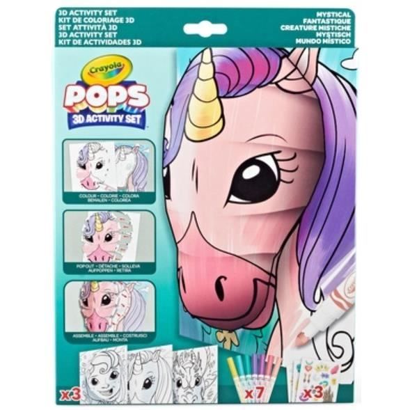 Gioco di disegno 3D - CRAYOLA - POPS 3D - Mistico