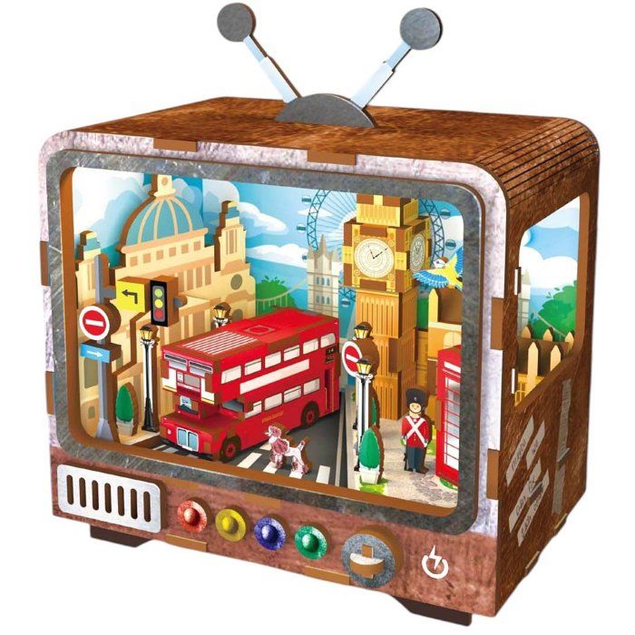 Image secondaire de Kit DIY Book Nook - Maquette 3D Londres en Serre Livre