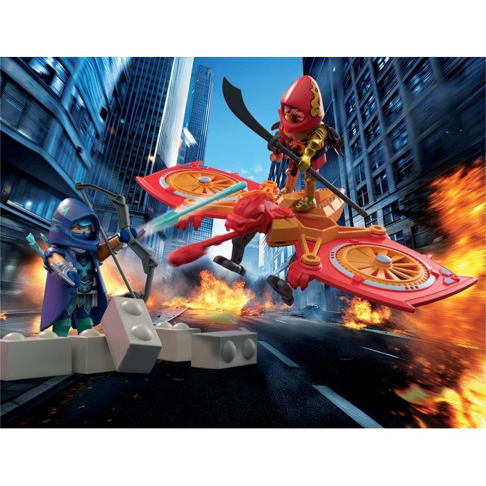 Image secondaire de Playmobil Super-héros avec Drone et Ninja