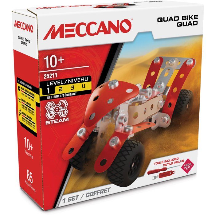 Coffret de Construction Meccano - Quad Réaliste à Assembler