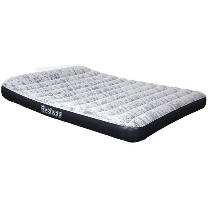 BESTWAY Lit gonflable matelas - 2 places - 203 x 152 x 30 cm - Avec pompe éléctrique intégrée