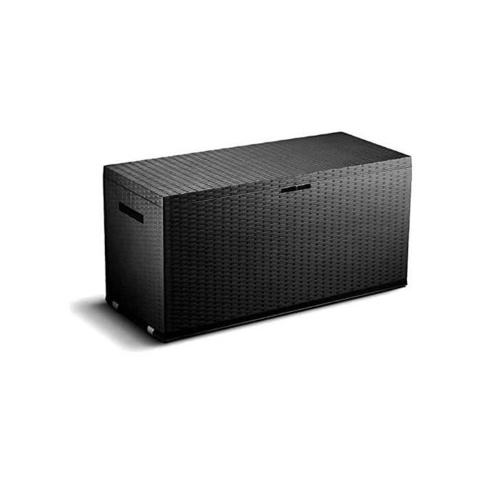 Image secondaire de Coffre de Rangement Extérieur TOOD en Résine - 350 L - Gris Anthracite