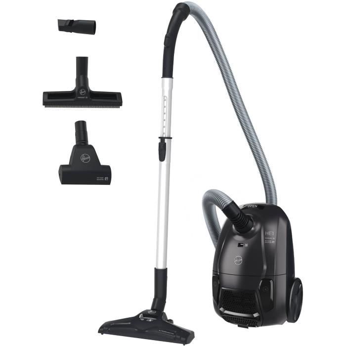 HOOVER HE1 - Aspirateur Traineau avec sac Compact et Puissant - Grande Capacité 2,5L- Haute-performance sur Sols Durs et Moquett