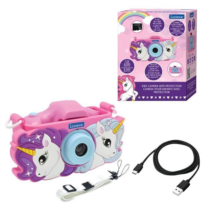 Camera pour enfants avec protection Licorne