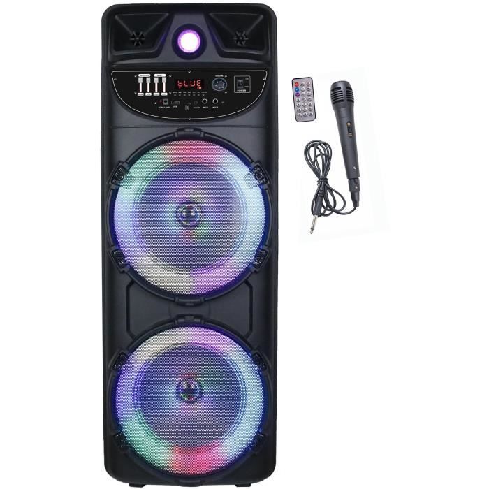 Altoparlante per carrello karaoke INOVALLEY MS02XXL - Bluetooth -1000W