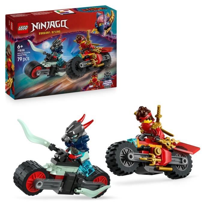 LEGO NINJAGO 71838 Kai Et La Course De Motos - Jeu De Construction Pour Garçon Des 6 Ans