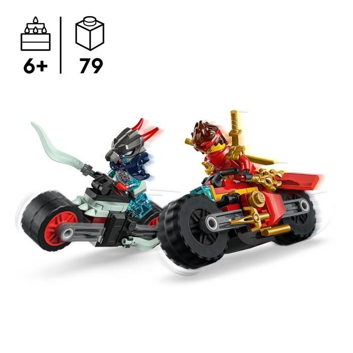 Image secondaire de LEGO NINJAGO 71838 Kai Et La Course De Motos - Jeu De Construction Pour Garçon Des 6 Ans